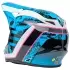 Casque Cross Bell MX-9 Mips Breakdance Bleu Rose Brillant