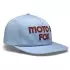 Casquette Fox Moto X Ajustable Bleu Cachemire