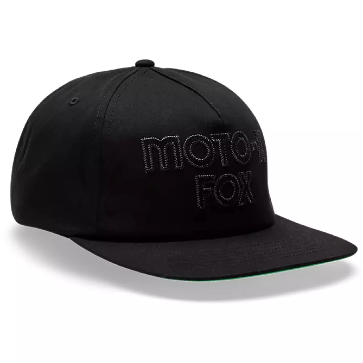 Casquette Fox Moto X Ajustable Noir