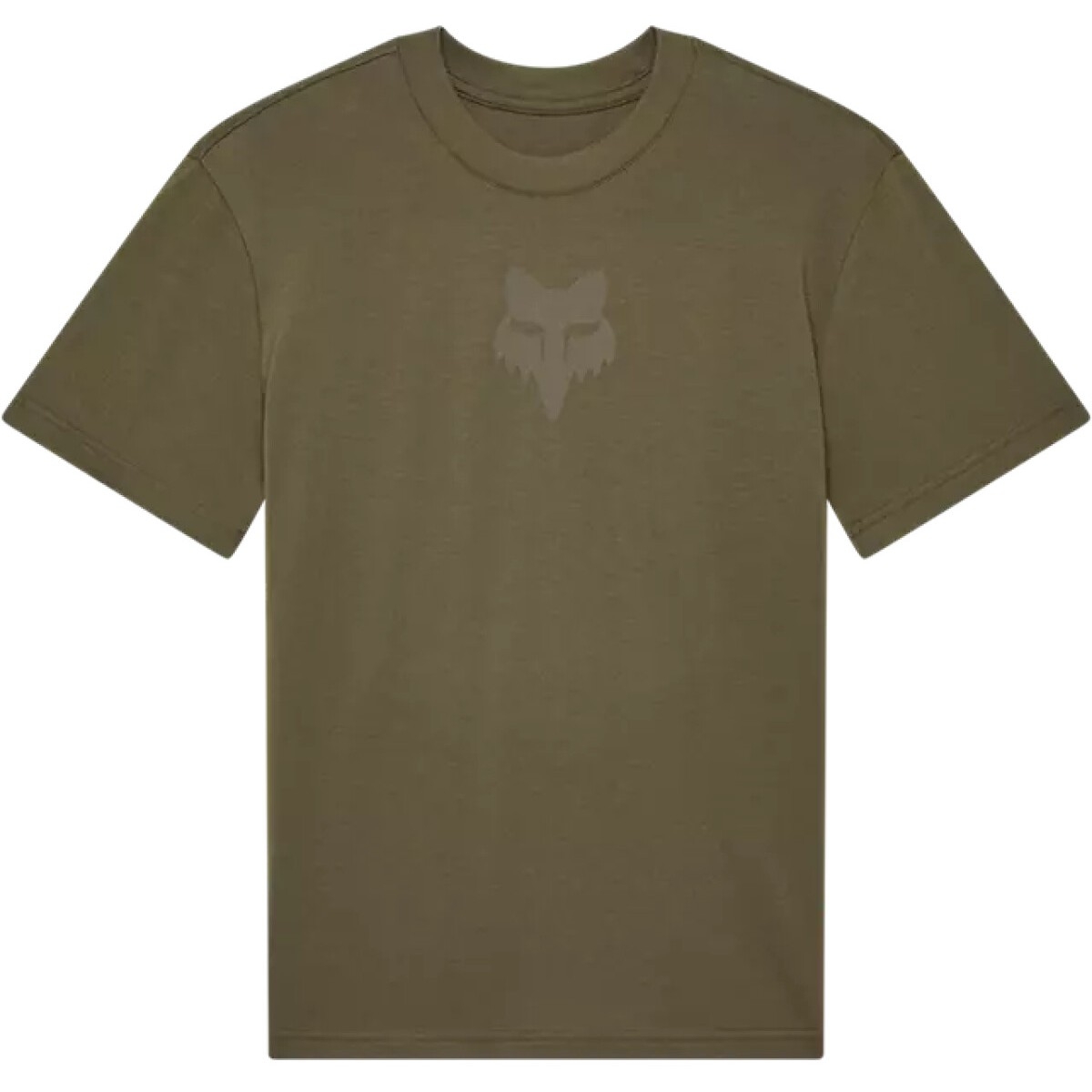 T Shirt Femme Fox Head SS Vert Military
