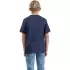 T Shirt Enfant Fox Bark SS Bleu Midnight