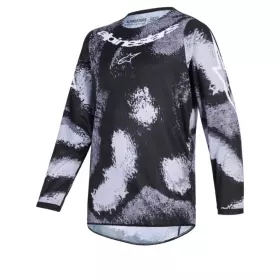 Maillot Cross Enfant Alpinestars Fluid Lahnd Gris Camouflage