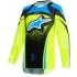 Maillot Cross Enfant Alpinestars Supertech Nomur Bleu Marine Jaune Fluo