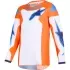 Maillot Cross Enfant Alpinestars Fluid Grid Orange Bleu