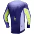 Maillot Cross Enfant Alpinestars Supertech Scenz Violet Jaune Fluo