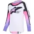 Maillot Cross Enfant Alpinestars Supertech Vista Blanc Violet Noir