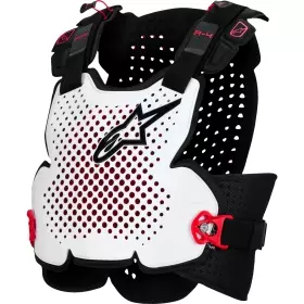 Plastron Alpinestars A-4 Plasma Noir Rouge Blanc
