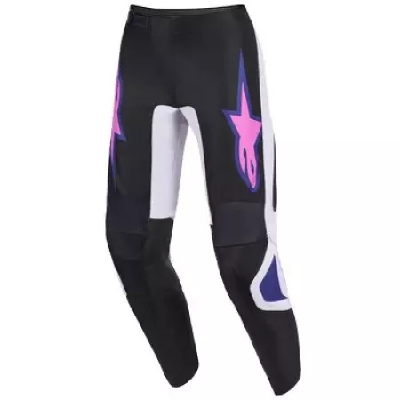 Pantalon Cross Alpinestars Fluid Grid Noir Gris Clair Violet