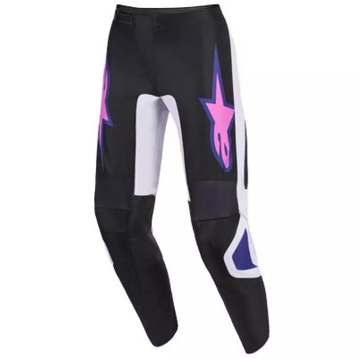 Pantalon Cross Alpinestars Fluid Grid Noir Gris Clair Violet