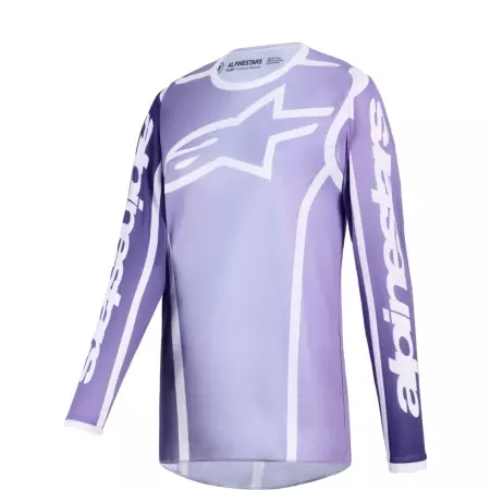 Maillot Cross Femme Alpinestars Stella Fluid Apex Violet Blanc