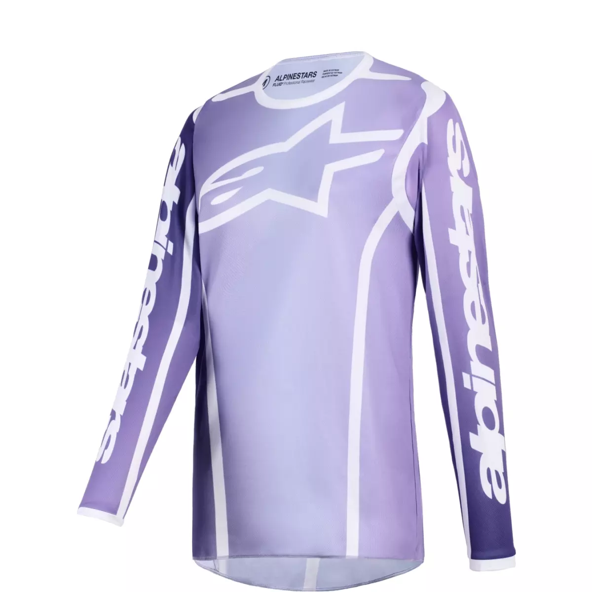 Maillot Cross Femme Alpinestars Stella Fluid Apex Violet Blanc