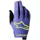 Gants Cross Alpinestars Radar Violet Jaune Fluo