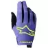 Gants Cross Alpinestars Radar Violet Jaune Fluo
