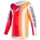 Maillot Cross Enfant Alpinestars Fluid Portl Rouge Clair Gris