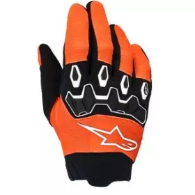 Gants Cross Enfant Alpinestars Full Bore V2 Orange Blanc Noir