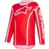 Maillot Cross Enfant Alpinestars Fluid Apex Rouge Blanc