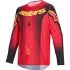 Maillot Cross Enfant Alpinestars Supertech Scenz Rouge Noir Jaune