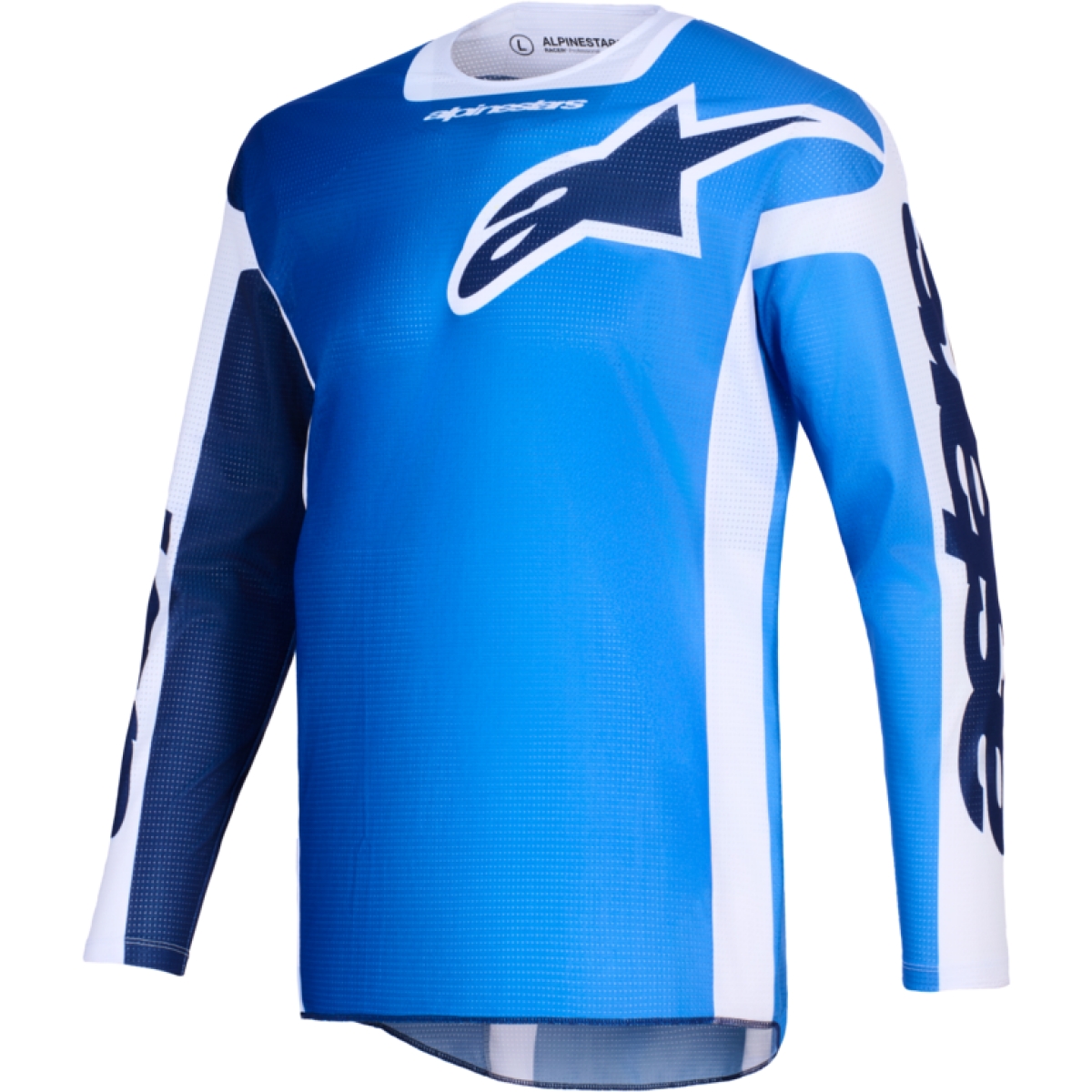 Maillot Cross Alpinestars Racer Air Portl Ucla Bleu Blanc