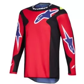 Maillot Cross Alpinestars Fluid Grid Rouge Noir Violet