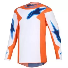 Maillot Cross Alpinestars Fluid Grid Orange Bleu