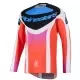 Maillot Cross Alpinestars Techstar Knif Gris Clair Orange Fluo Noir