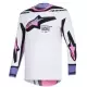 Maillot Cross Alpinestars Supertech Pro Vista Blanc Violet Noir