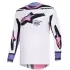 Maillot Cross Alpinestars Supertech Pro Vista Blanc Violet Noir