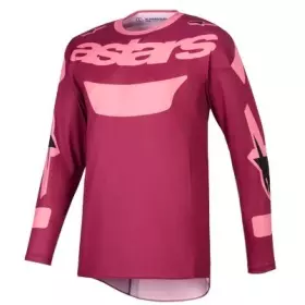 Maillot Cross Alpinestars Racer Riway Rouge Foncé Corail