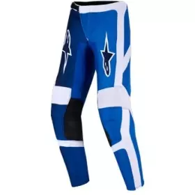 Pantalon Cross Enfant Alpinestars Fluid Portl Bleu Blanc