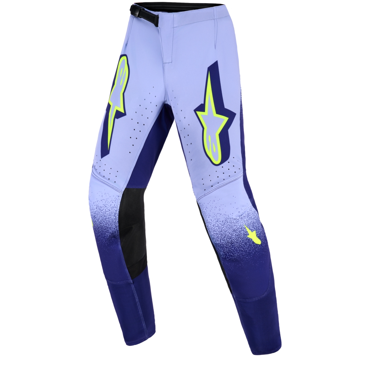 Pantalon Cross Alpinestars Supertech Scenz Violet Jaune Fluo
