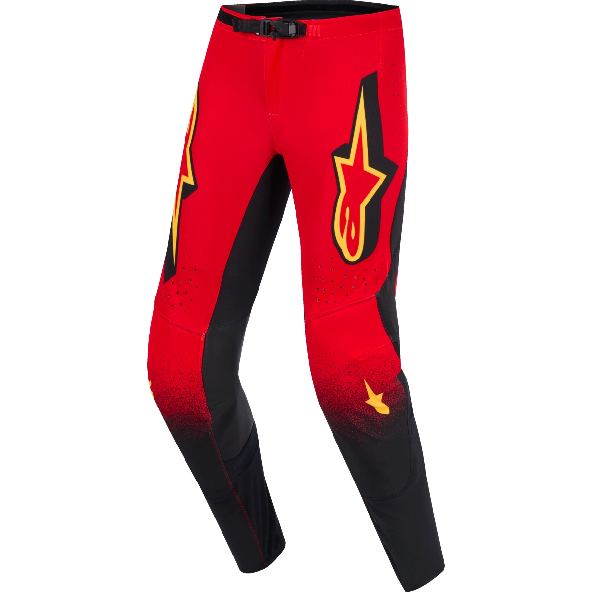 Pantalon Cross Alpinestars Supertech Scenz Rouge Noir Jaune