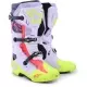 Bottes Cross Alpinestars Tech 10 Supervented Violet Jaune Fluo Rose