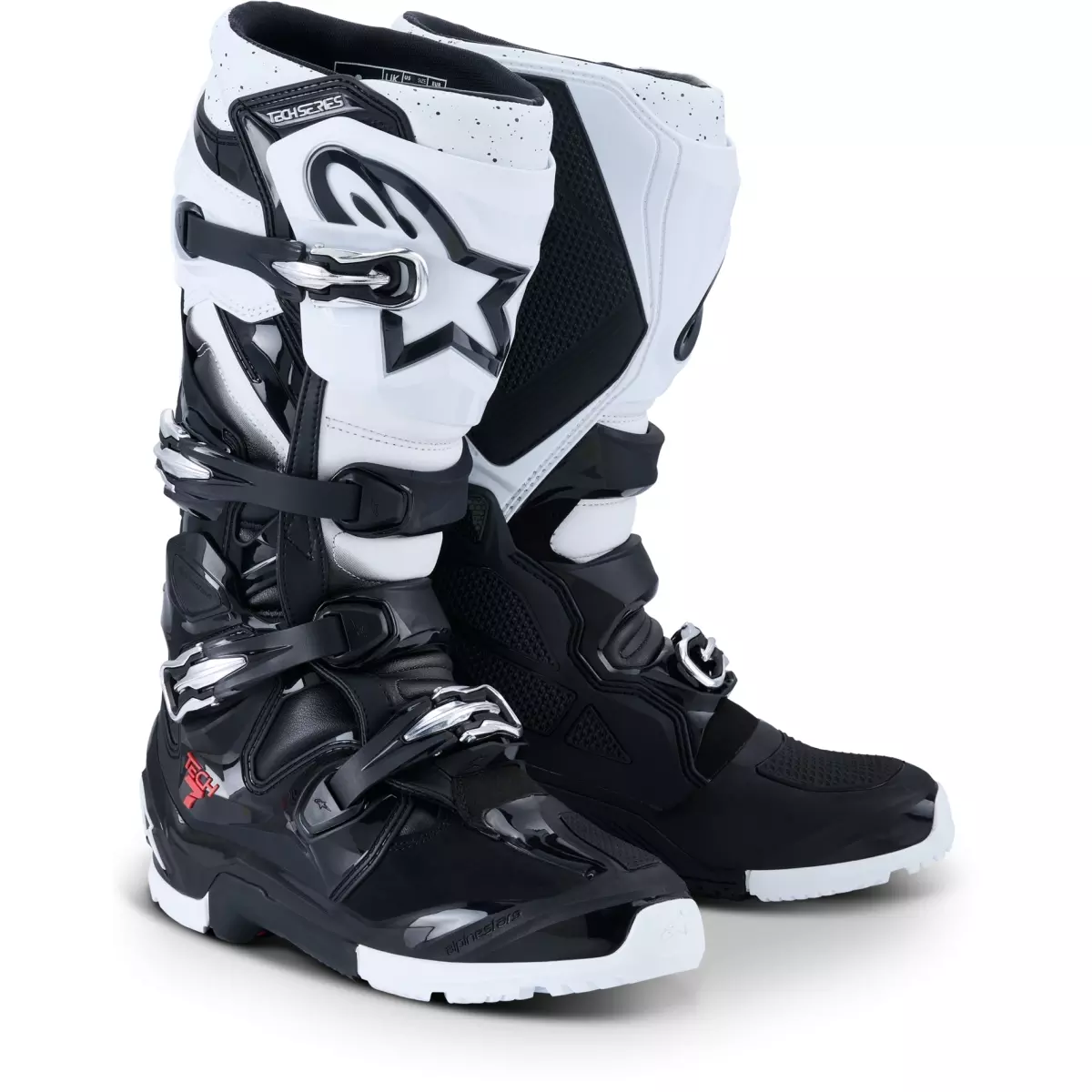 Bottes Cross Alpinestars Tech 7 Enduro Noir Blanc
