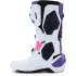Bottes Cross Alpinestars Tech 10 Blanc Violet Bleu Marine Rose Fluo