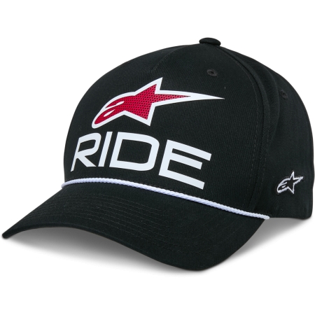 Casquette Alpinestars Ride Comp Noir Blanc Rouge