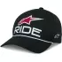 Casquette Alpinestars Ride Comp Noir Blanc Rouge