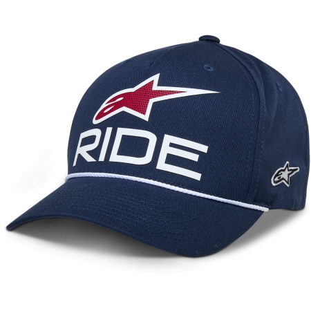 Casquette Alpinestars Ride Comp Navy Blanc Rouge