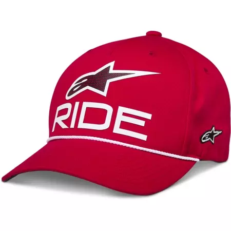 Casquette Alpinestars Ride Comp Rouge Blanc Noir