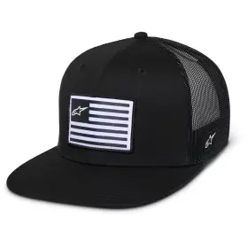 Casquette Alpinestars Flag Flat Trucker Noir
