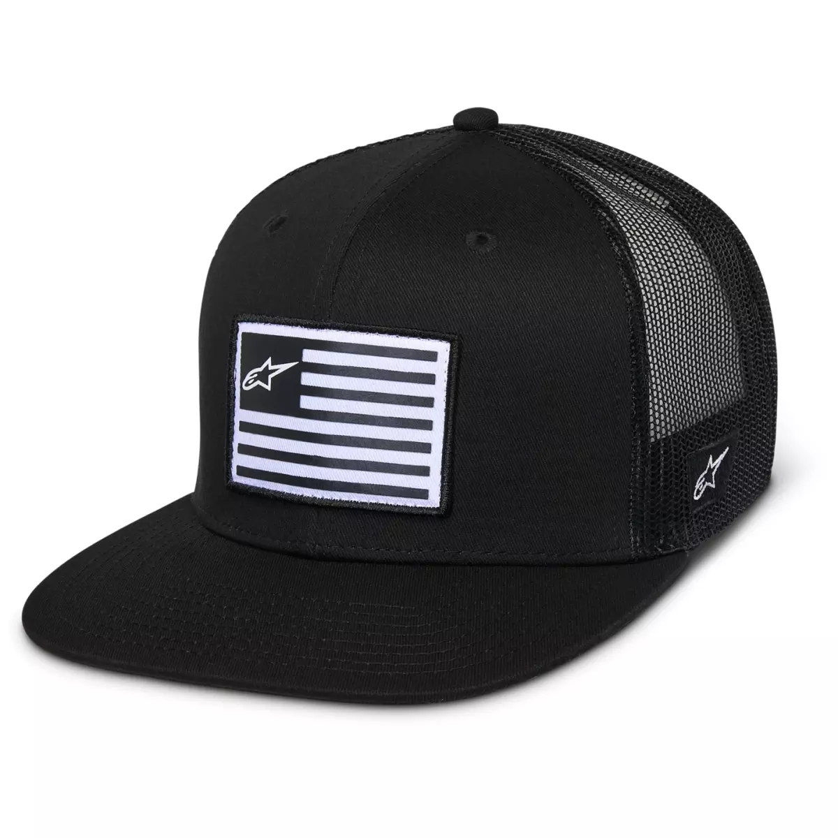 Casquette Alpinestars Flag Flat Trucker Noir