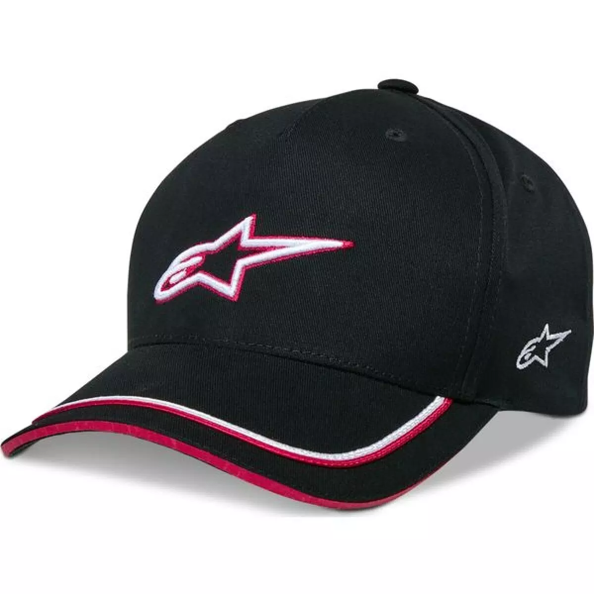 Casquette Alpinestars Ascension Noir Rouge