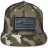 Casquette Alpinestars Flag Flat Trucker Vert Camo Noir