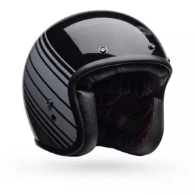 Casque Bell Custom 500 Edge Noir Gris Brillant