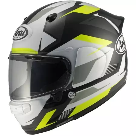 Casque Arai Quantic Supra Jaune Brillant - Casque Intégral ARAI