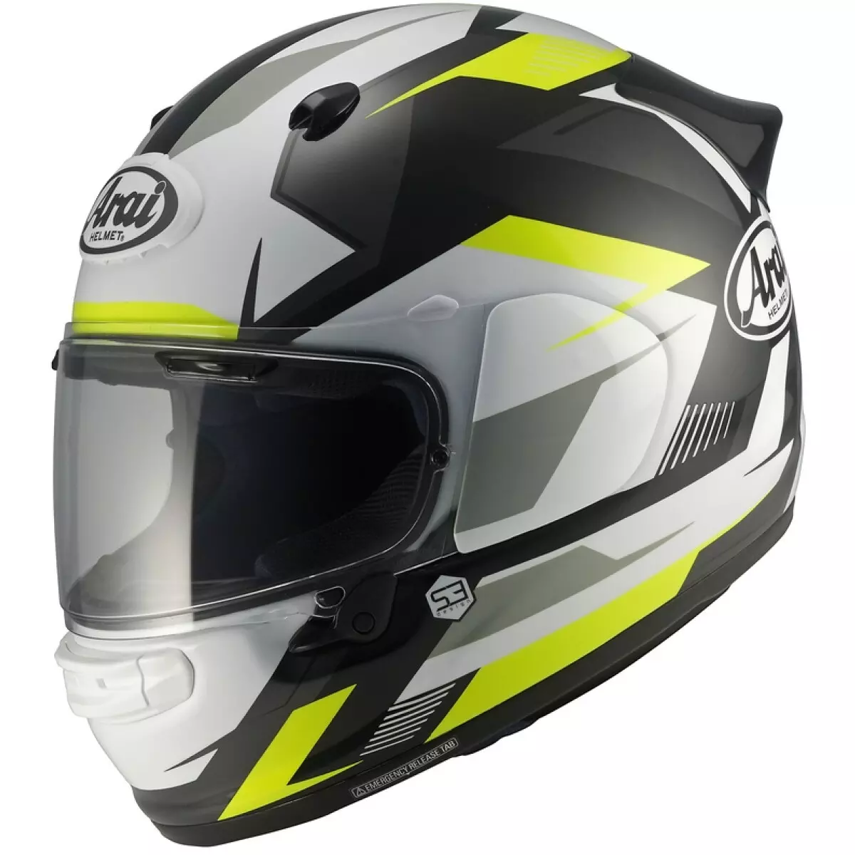 Casque Arai Quantic Supra Jaune Brillant