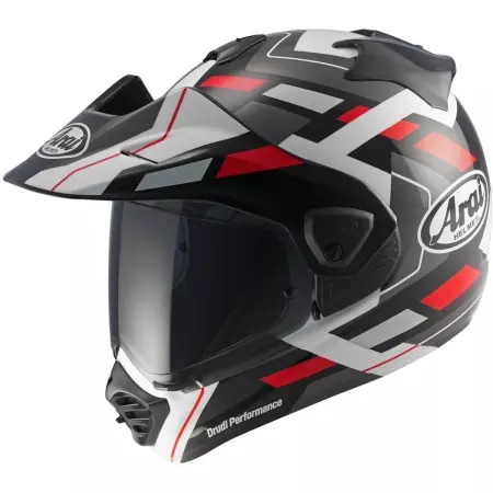 Casque Arai Tour-X5 Match Rouge Brillant - Casque Intégral ARAI