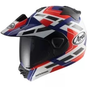 Casque Arai Tour-X5 Match Bleu Blanc Rouge