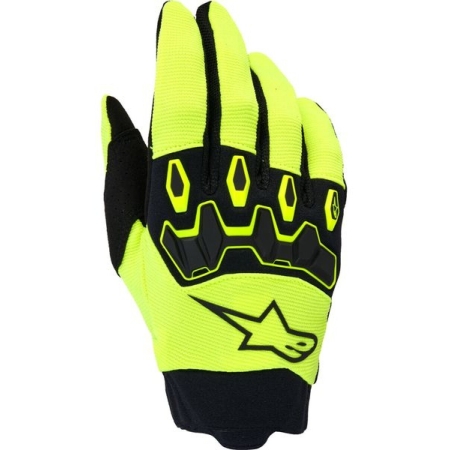 Gants Cross Alpinestars Full Bore V2 Jaune Fluo Noir