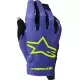 Gants Cross Enfant Alpinestars Radar Violet Jaune Fluo