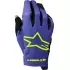 Gants Cross Enfant Alpinestars Radar Violet Jaune Fluo